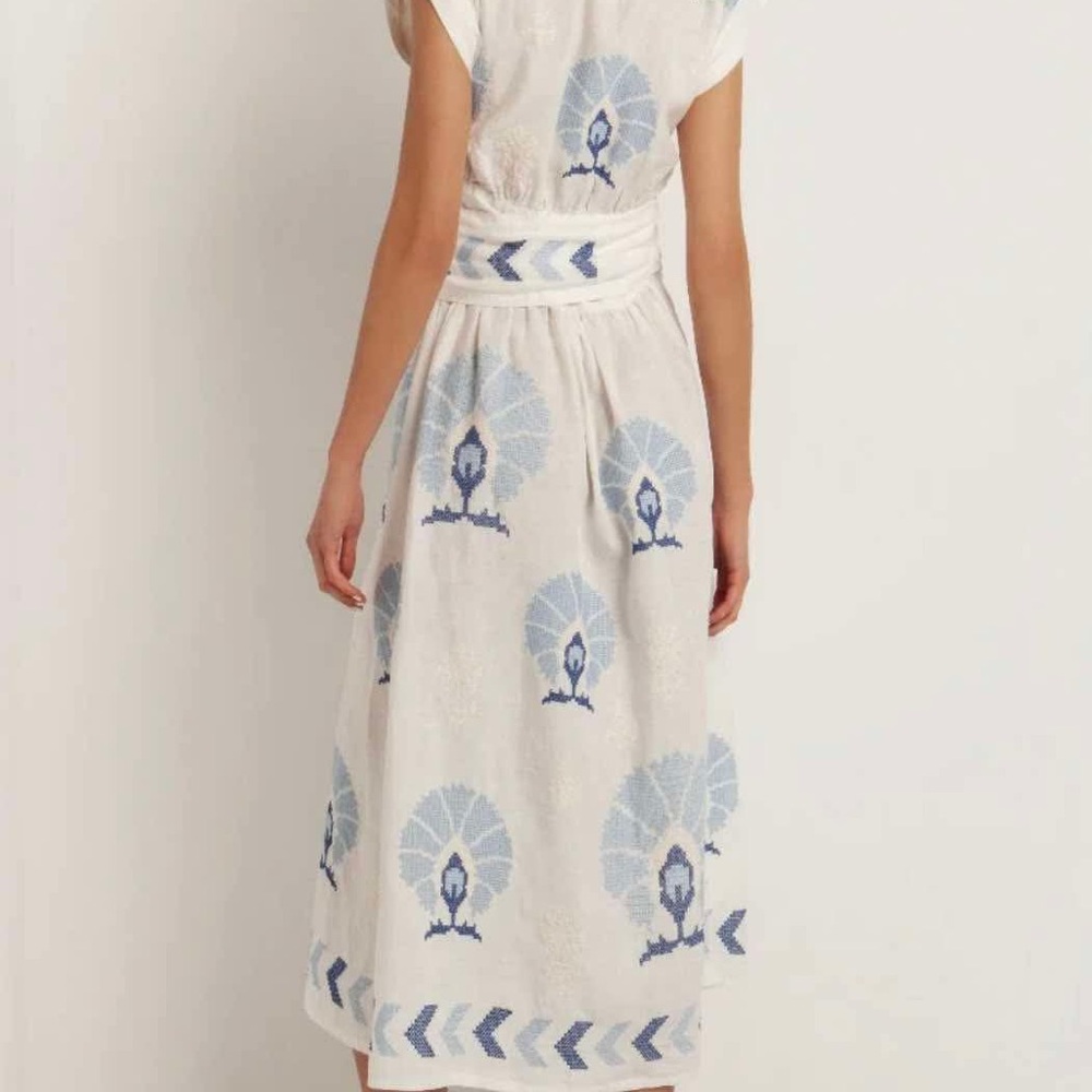 GREEK ARCHAIC KORI
Embroidered Midi Dress (LARGE) - Picture 6 of 11
